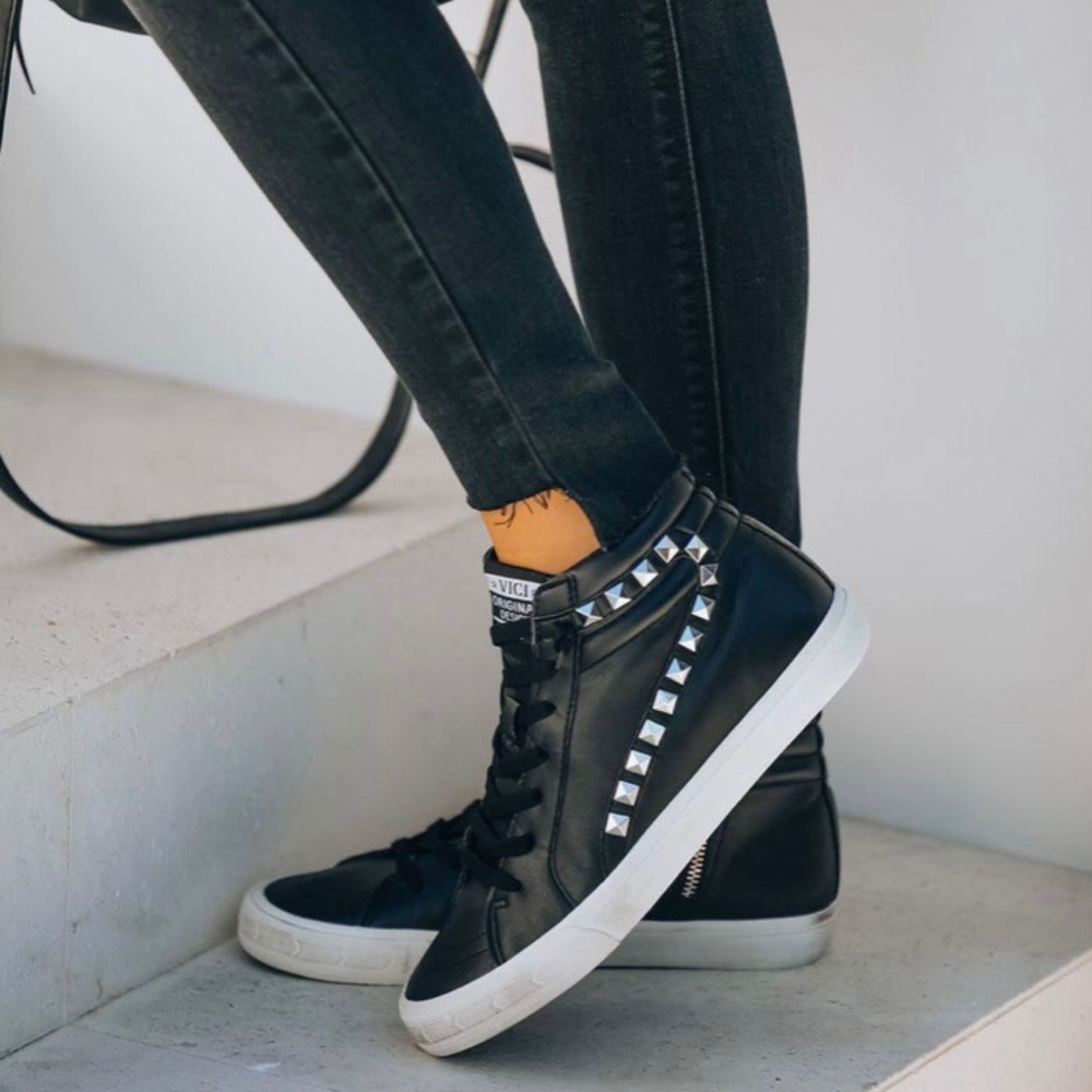 VICI In The Crowd studded high top sneaker🖤